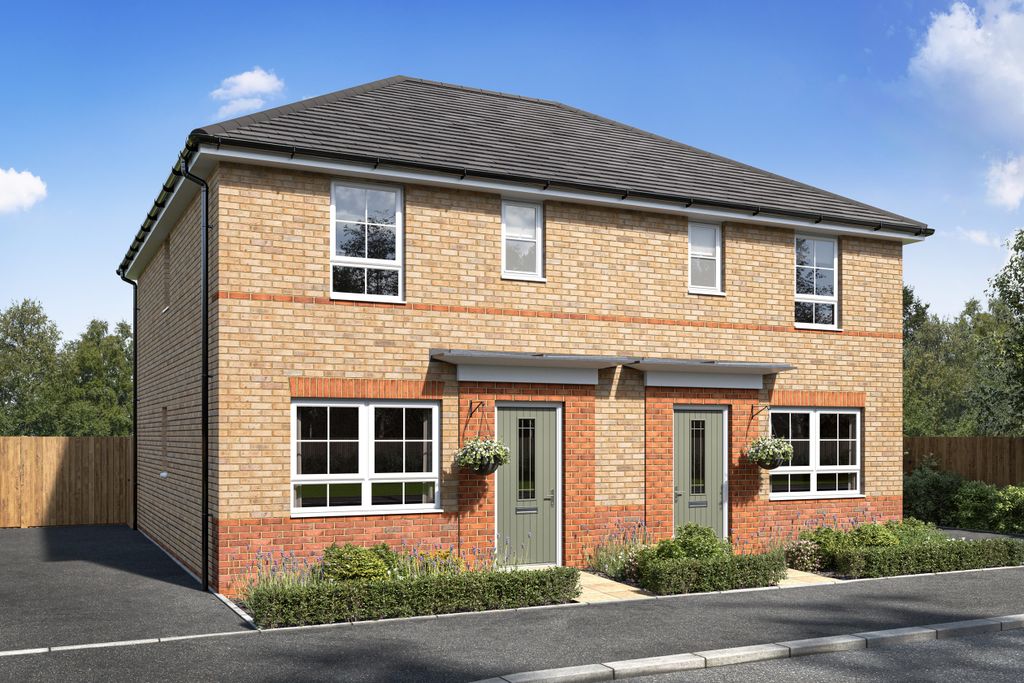 Property photo 1 of 9 CGI Image Of The Ellerton Brick 3 Bedroom Home