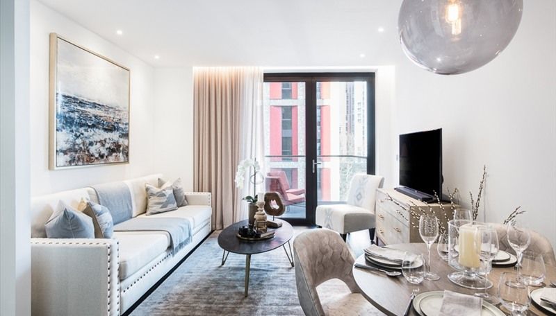 Property photo 1 of 9 Modern 1 Bedroom Apartment In Thornes House Nine Elms