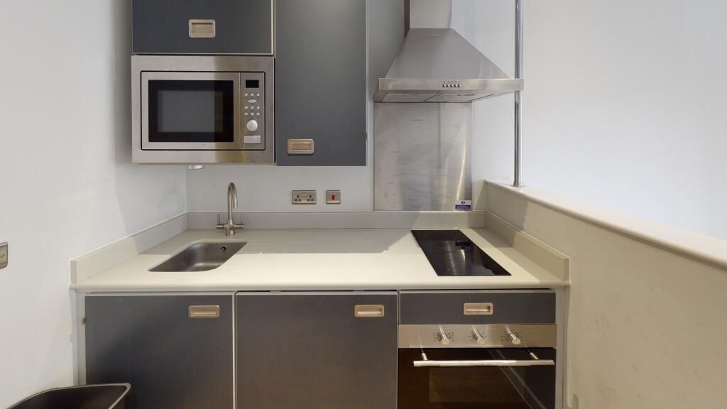 Property photo 1 of 3 Modern Kitchen Featuring Sleek Cabinetry, Integrat...