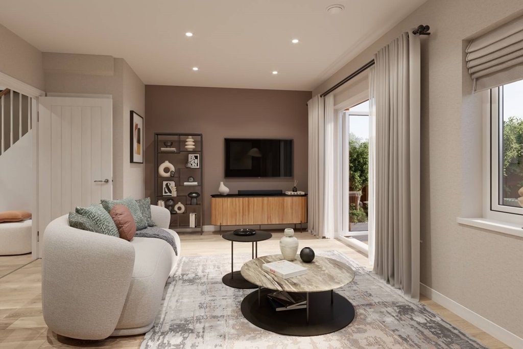 Property photo 3 of 11 Contemporary Living Room With Natural Light