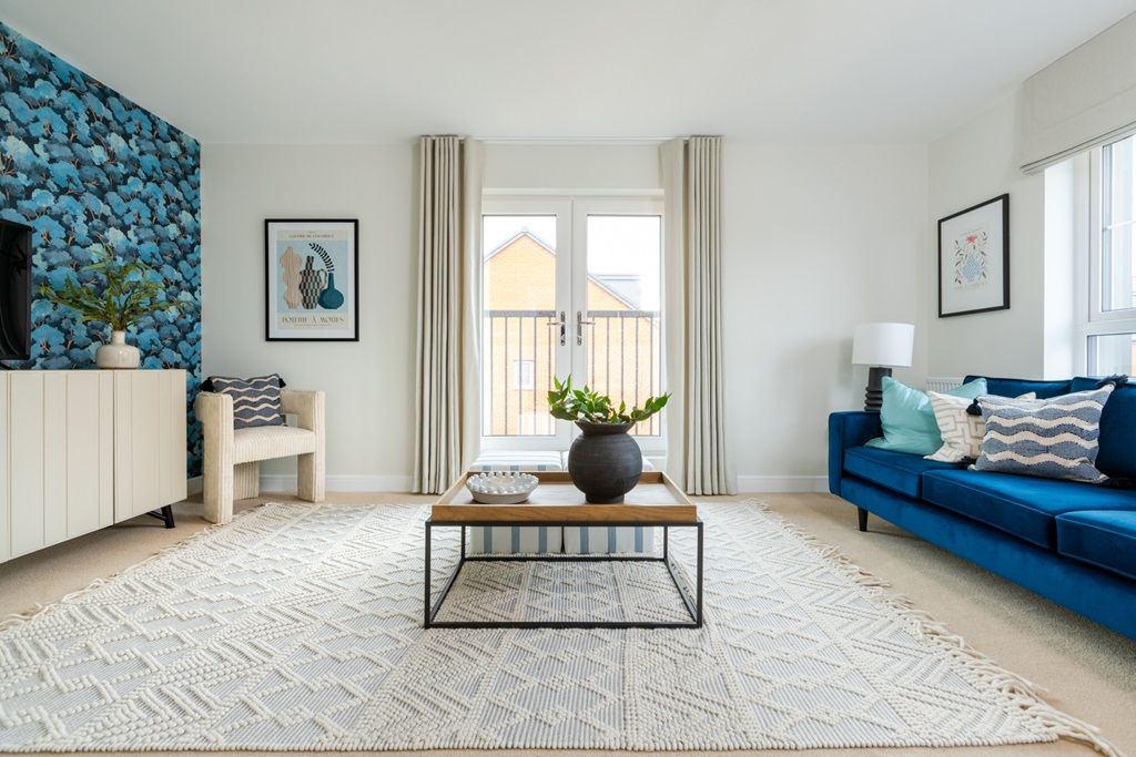 Property photo 3 of 7 A Bright And Airy Living Room With Juliette Balcony