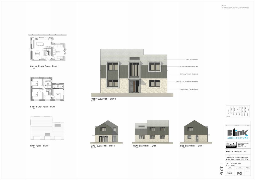 Property photo 2 of 6 24018 - P01 - Plot 1 - Plans And Elevations- A1