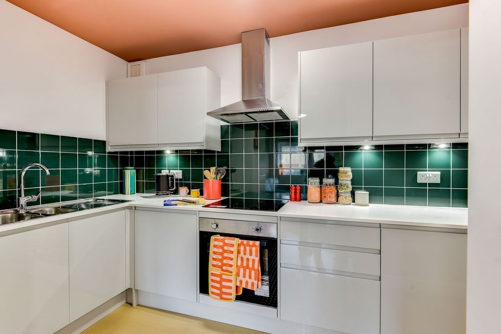 Property photo 1 of 6 This Modern Kitchen Features Sleek Cabinetry, Ampl...