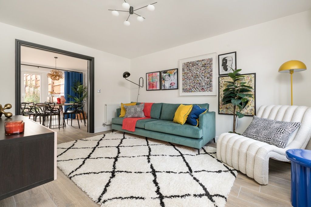 Property photo 3 of 13 A Bright And Colourful Lounge