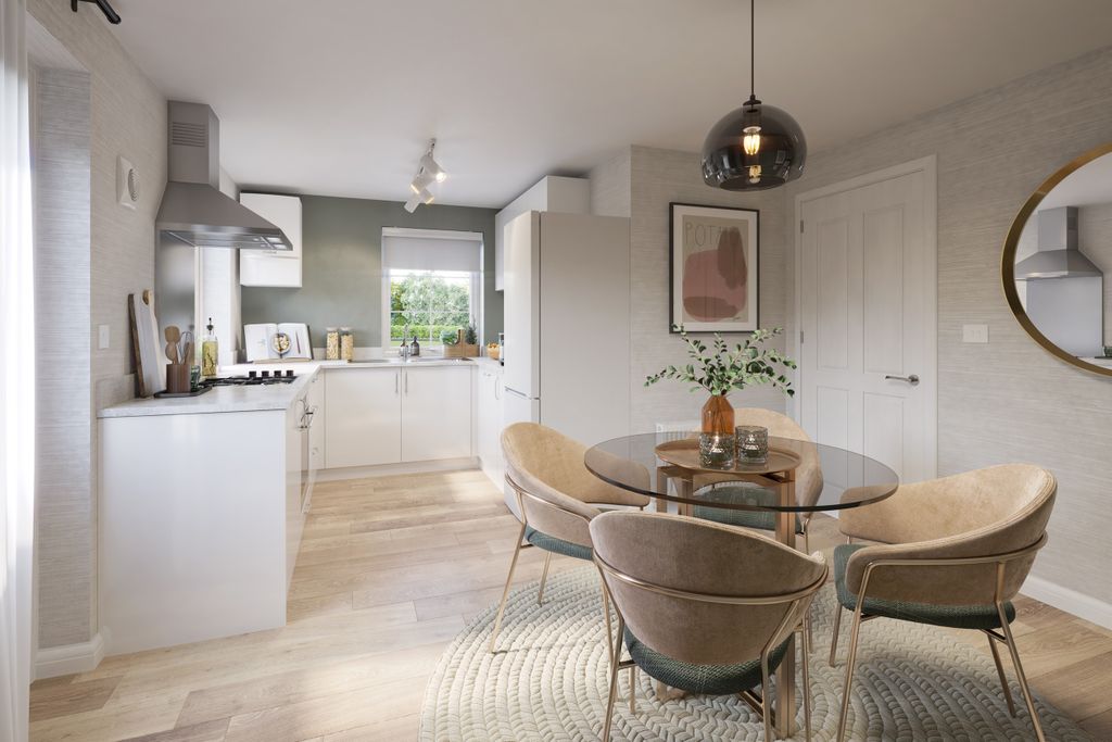 Property photo 2 of 6 Kitchen And Dining Room In A 3 Bedroom Home