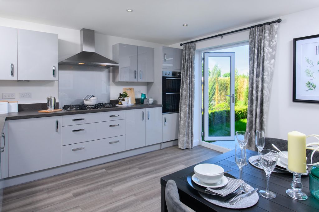 Property photo 1 of 9 Open-Plan Kitchen/Diner With Integrated Appliances And French Doors Leading Onto Garden In Ingleby S