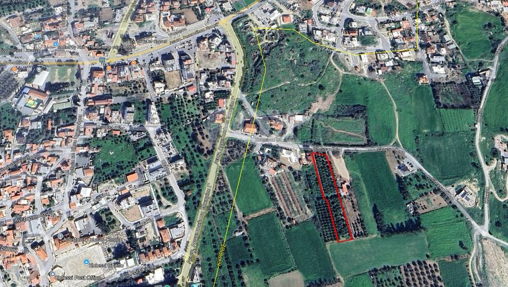 Property photo 1 of 2 Prime 3,240 m² Residential Land For Sale In Kolossi, Limasso