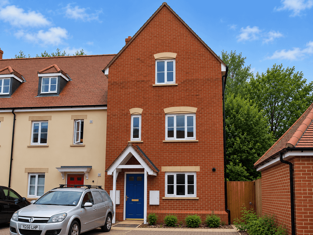 Property photo 1 of 3 Four-Bedroom End-Of-Terrace House To Rent – Aldermaston Wharf