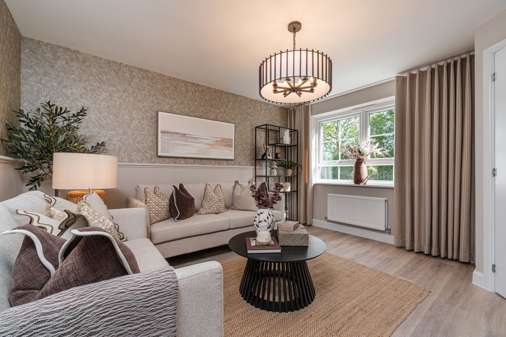 Property photo 3 of 8 Interior View Of The Living Room In Our 3 Bed Ellerton Home