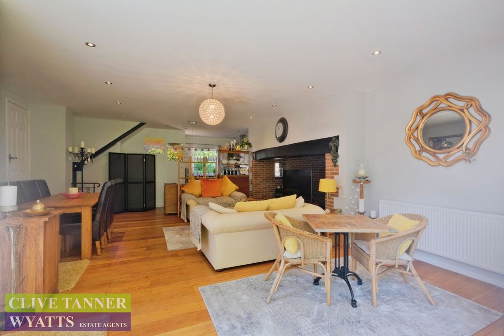 Property photo 2 of 20 Living Room/Kitchen Diner With Lights On