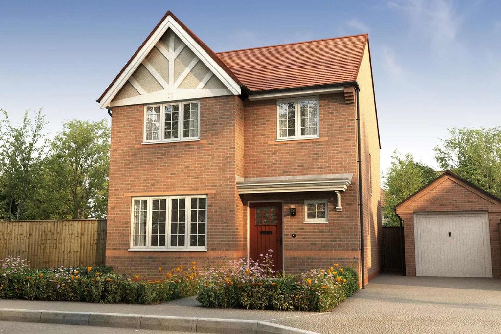 Property photo 1 of 10 A Two-Story Brick House With A Gabled Roof