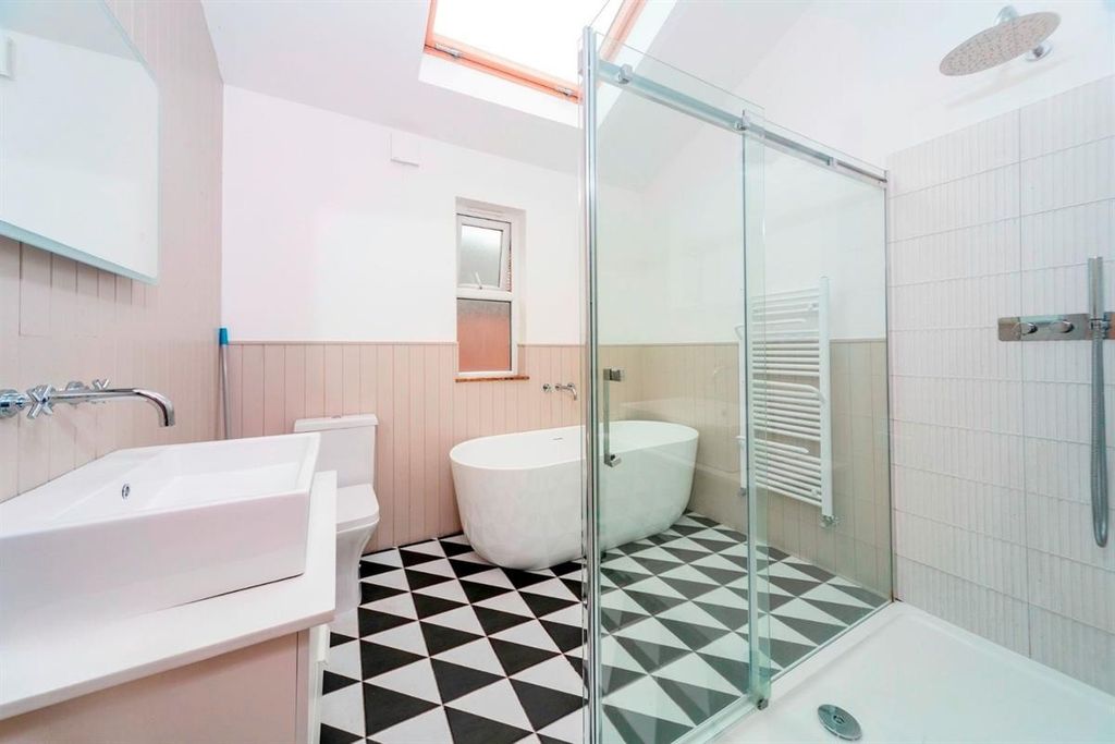 Property photo 2 of 9 Modern Bathroom With Freestanding Bath And Shower...