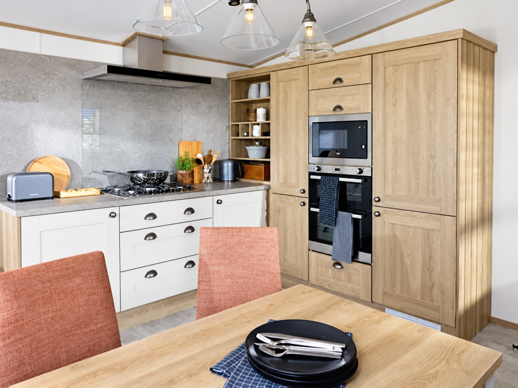 Property photo 1 of 5 Modern Abi Ambleside Kitchen With Integrated Appliances, Wood Effect Cabinets And Dining Area