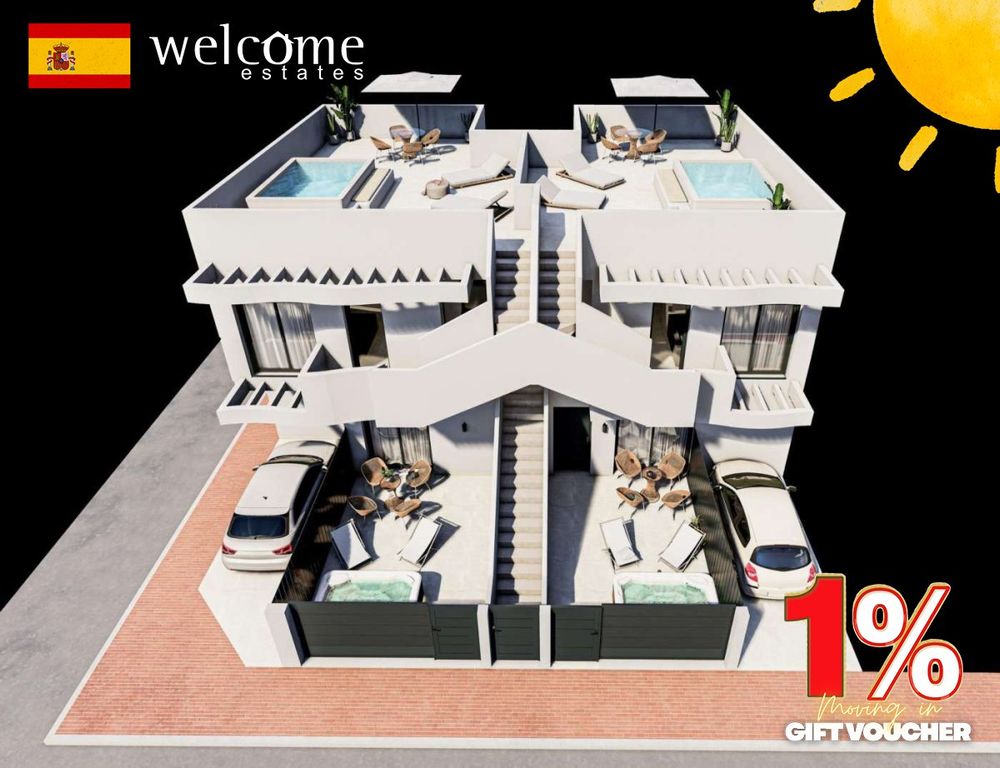 Property photo 1 of 23 Modern New-Build Homes In San Pedro Del Pinatar, Just 800 m From The Beach