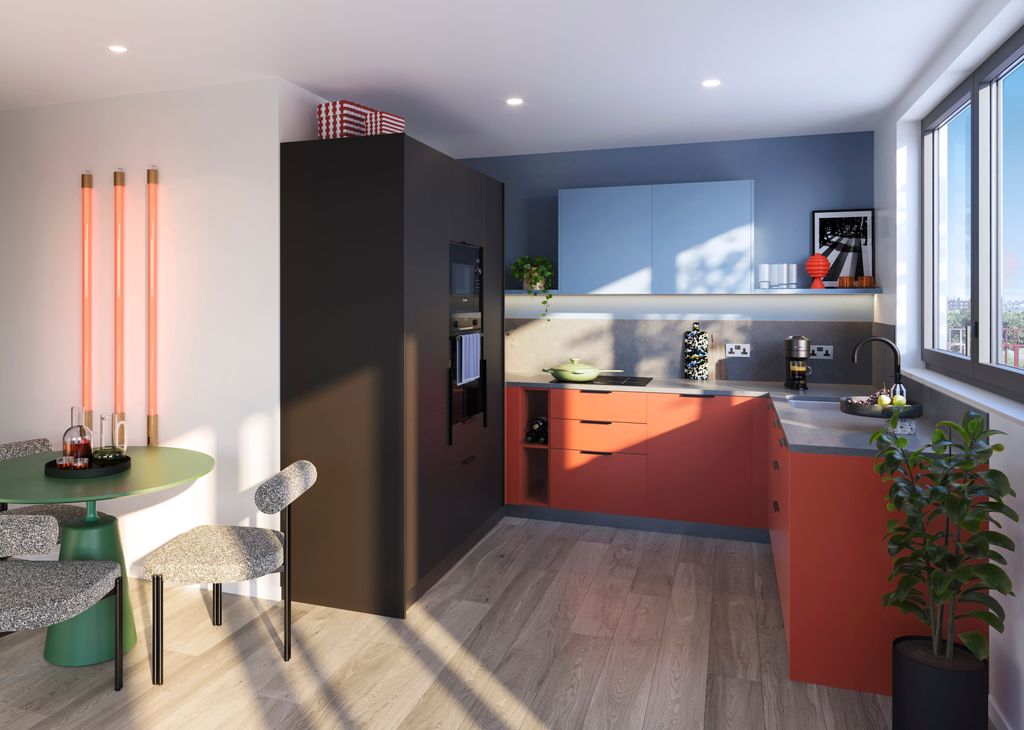 Property photo 3 of 9 CGI Harbour Walk Le Kitchen.Jpg
