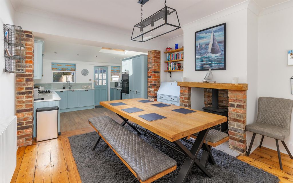 Property photo 3 of 24 Open Plan Dining Area With Log Burner