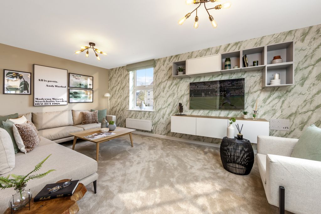 Property photo 3 of 8 Living Room In A3 Bed Hadley