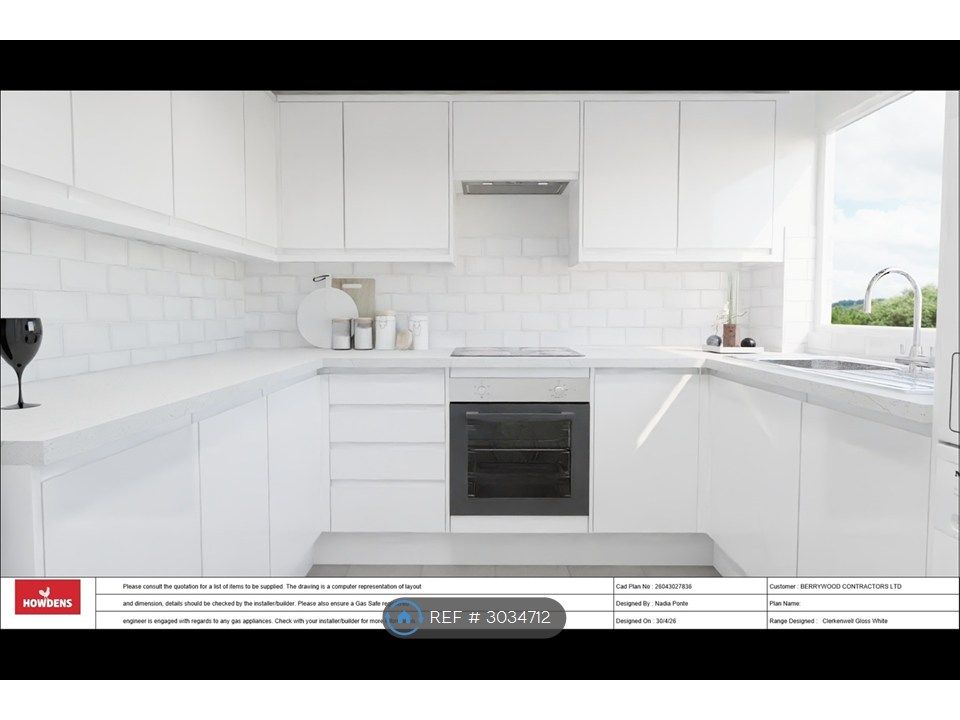 Property photo 3 of 7 Cad Of Kitchen About To Be Installed