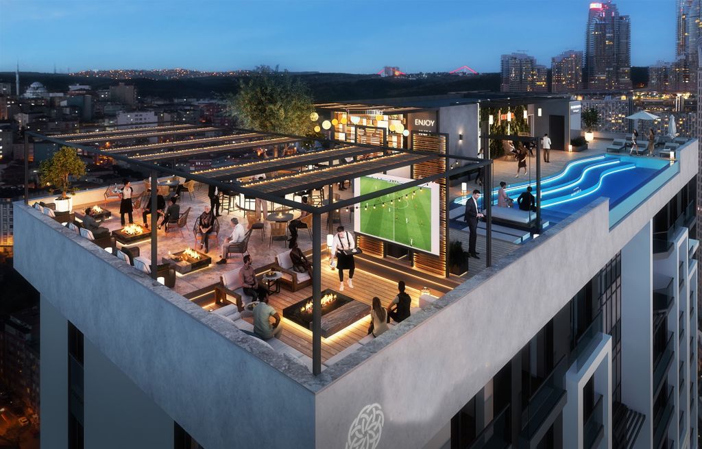 Property photo 2 of 16 Off-Plan Maslak Apartments- Roof Pool
