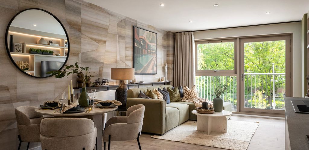 Property photo 1 of 1 Modern Designed Living Dining Space Adjacent To Balcony