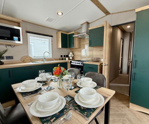 Property photo 2 of 5 Abi Hamilton Dining Kitchen Area At Hoburne Bashley Holiday Park