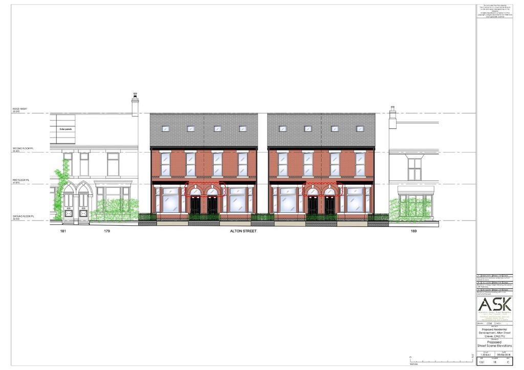 Property photo 2 of 20 1261-18C Proposed Street Scene Elevations.Jpg