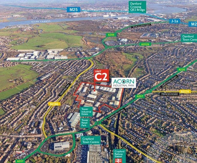 Property photo 1 of 2 Crayford  C2 Acorn Aerial Photo.Jpg