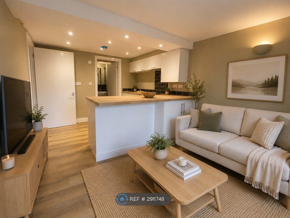 Property photo 2 of 6 Living / Kitchen (Virtually Staged)