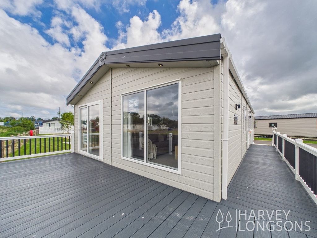 Property photo 1 of 19 Abi Superior Static Caravan Exterior With Wraparound Decking At Alberta Holiday Park