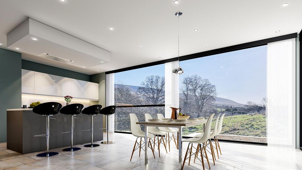 Property photo 2 of 13 Plot 11_Kitchen &amp; Dining Area_Moorend, Chatburn, C