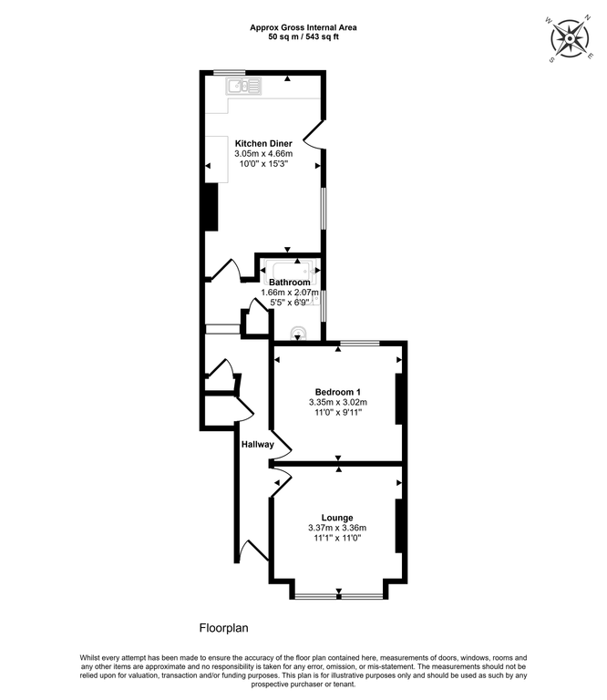 Property photo 2 of 16 117 Penwith Road, Earlsfield, London Sw18 4Qe