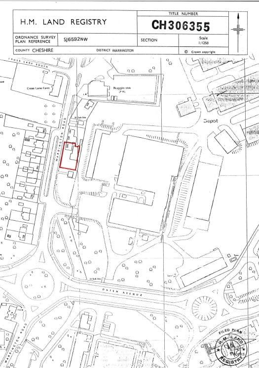 Property photo 3 of 4 Warrington Road Title Plan.Jpg