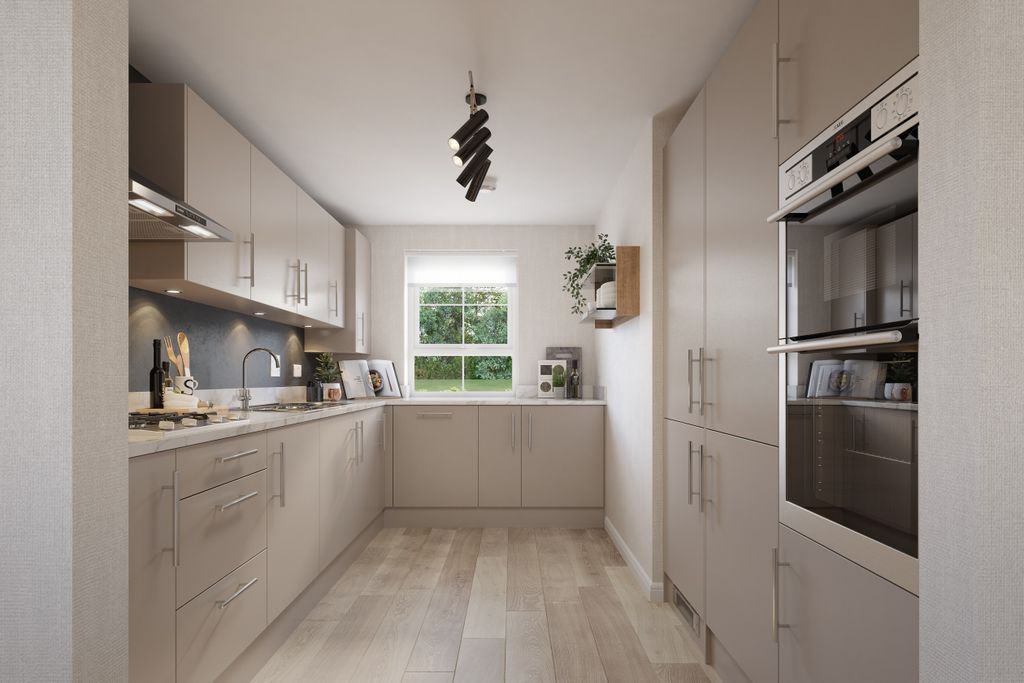Property photo 3 of 9 Internal cgi Of The Kitchen In The Hemlock At Highgrove