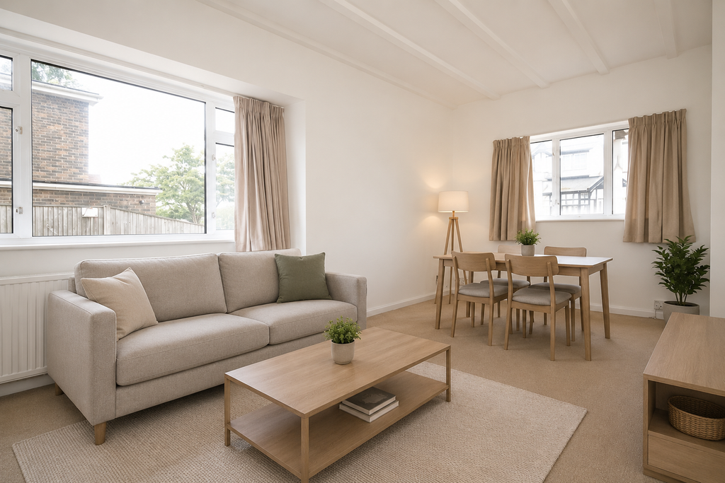 Property photo 2 of 8 Dining / Family Room - Virtually Staged To Illustrate The Potential Use.