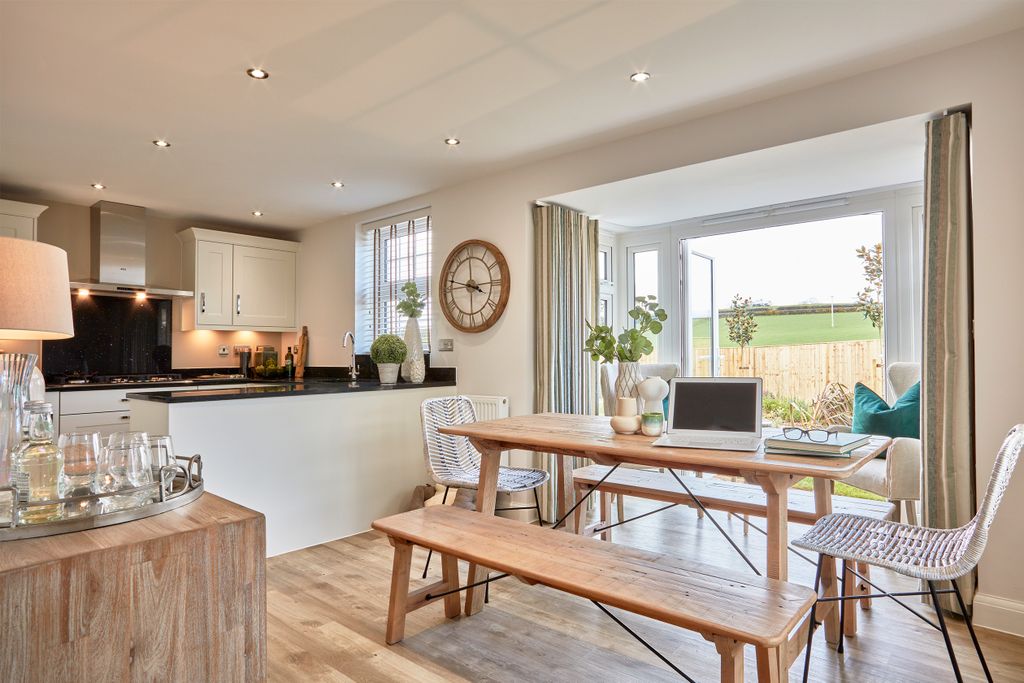 Property photo 2 of 9 Open Plan Kitchen In The Hollinwood 4 Bedroom Home