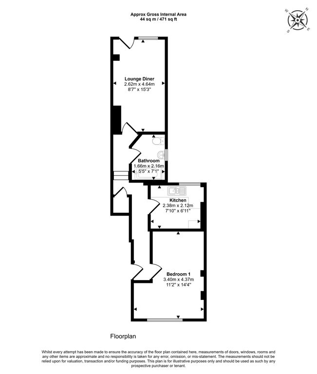 Property photo 3 of 17 76A Meeting House Lane, Peckham, London Se15 2Tx