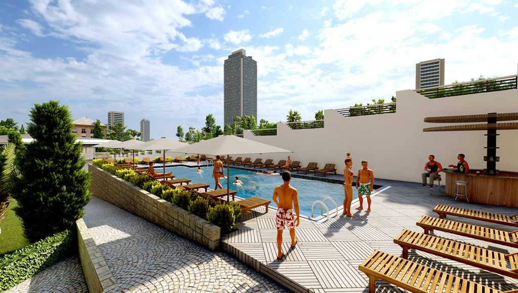 Property photo 3 of 13 Stunning Off-Plan Asian Istanbul Properties For Sale - Pool And Terraces