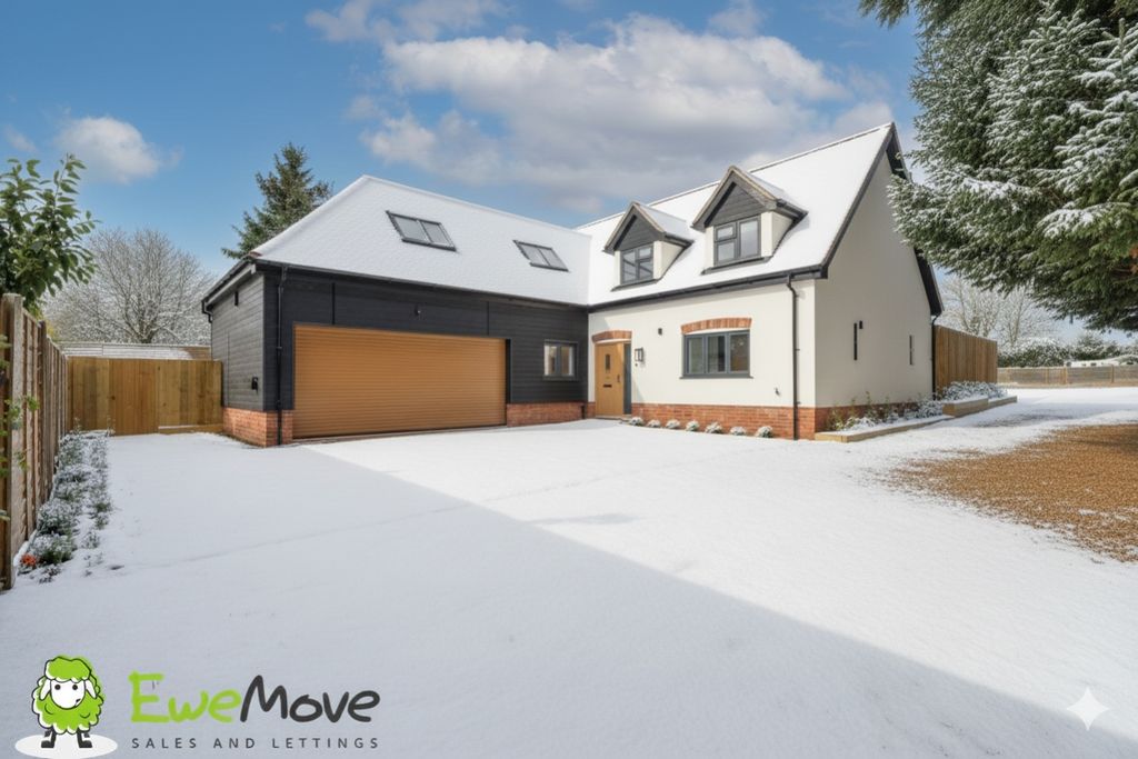 Property photo 1 of 28 Snowy Day At Station Road By Ben Brind Ewemove Sal