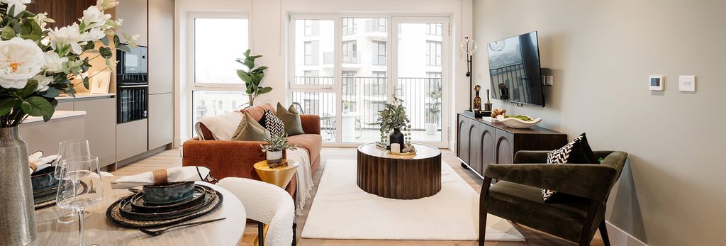 Property photo 1 of 5 Bow Green, Show Apartment, Spacious Living Area