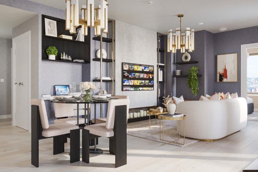 Property photo 3 of 5 Bermondsey Skyline Collection Living Dining Area (