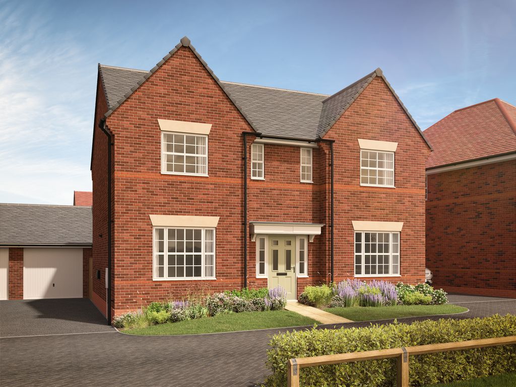 Property photo 2 of 11 A Red Brick House With A White Door And Large Windows Sits In The Foreground