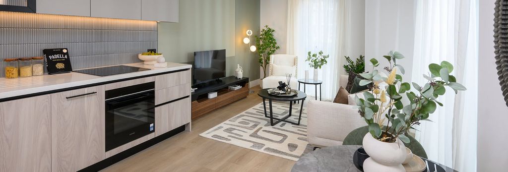 Property photo 3 of 5 Combined Living Dining Space And Kitchen