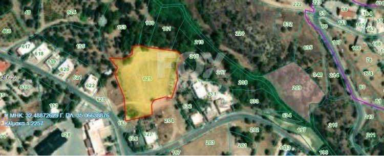 Property photo 1 of 1 Land For Sale In Argaka Paphos Cyprus