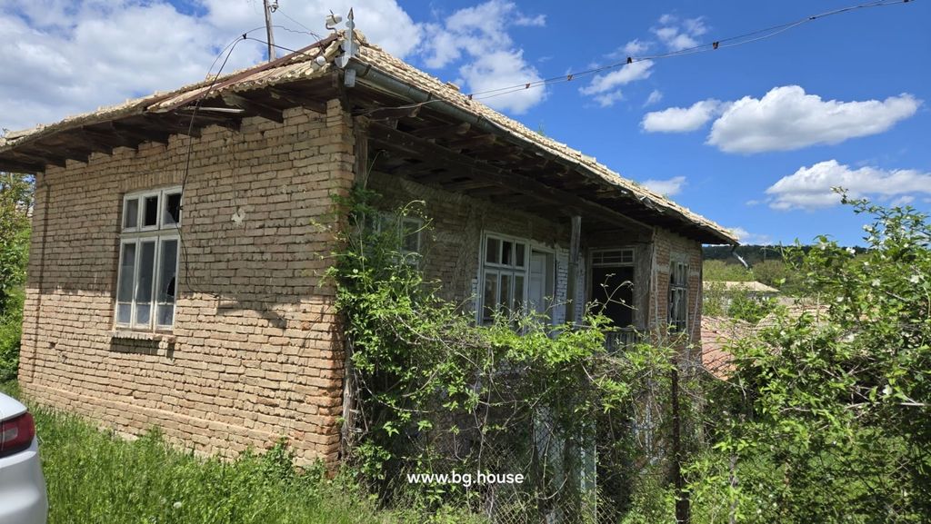 Property photo 1 of 42 Old Brick House With Tiled Roof And White Framed Windows Surrounded By Greenery In Osikovo Village