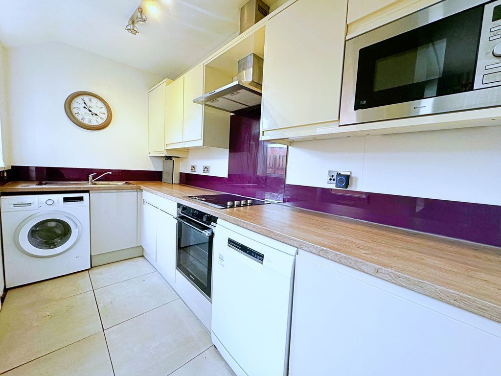 Property photo 3 of 6 Bright, Modern Kitchen Featuring Sleek White Cabin...