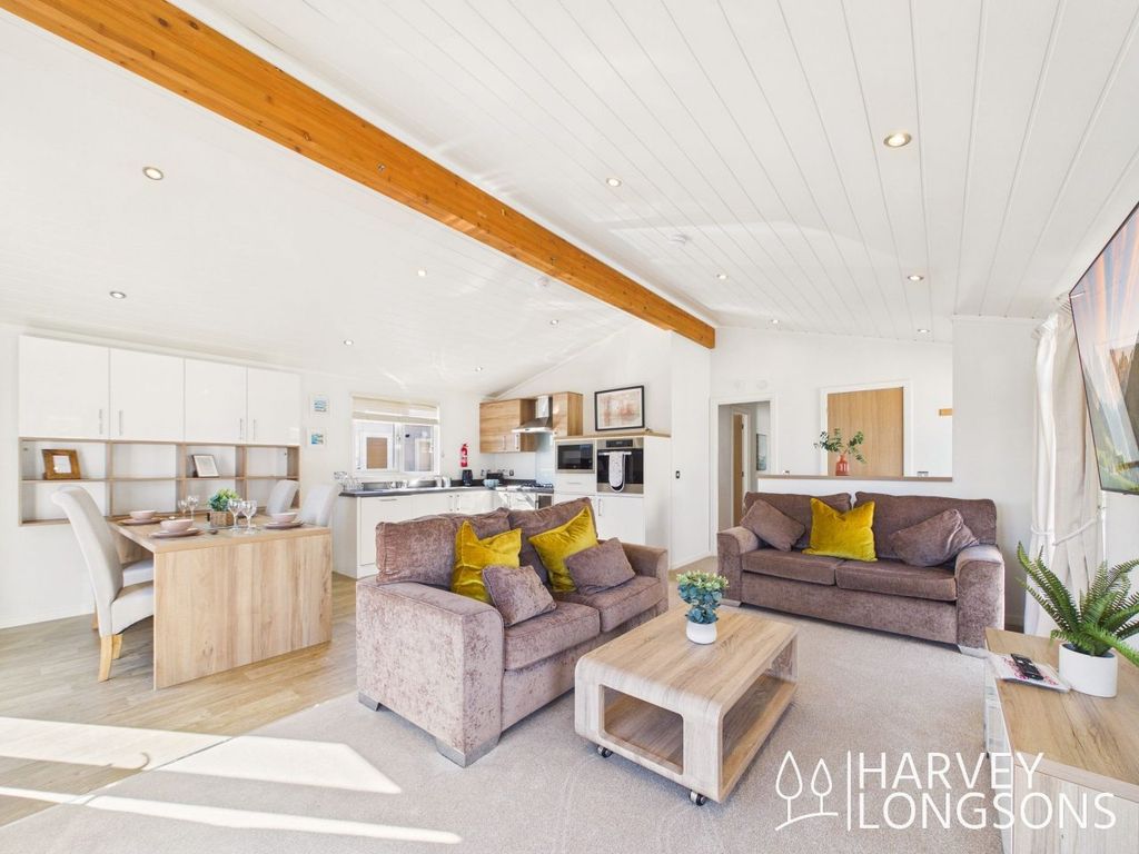 Property photo 2 of 13 Open Plan Lounge And Kitchen Area Inside Cambrian Horizon Lodge