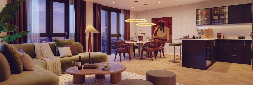 Property photo 2 of 5 An Interior Living / Dining / Kitchen Image From The Redwood At Twelvetrees Park