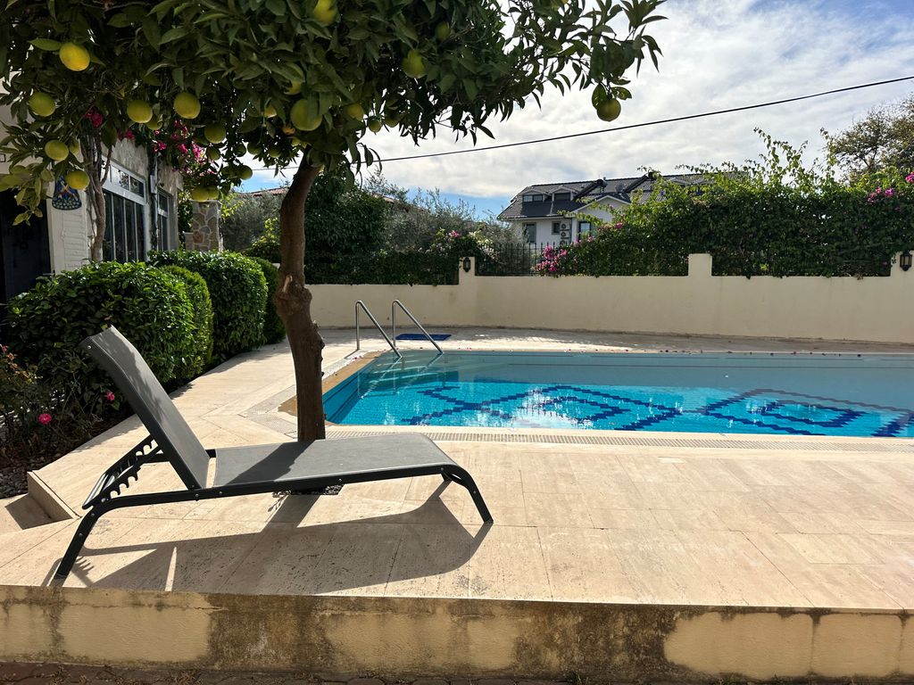 Property photo 3 of 18 A Quaint Detached Property For Sale In Scenic Dalyan - Shared Pool And Exterior Featuring Fruit Trees