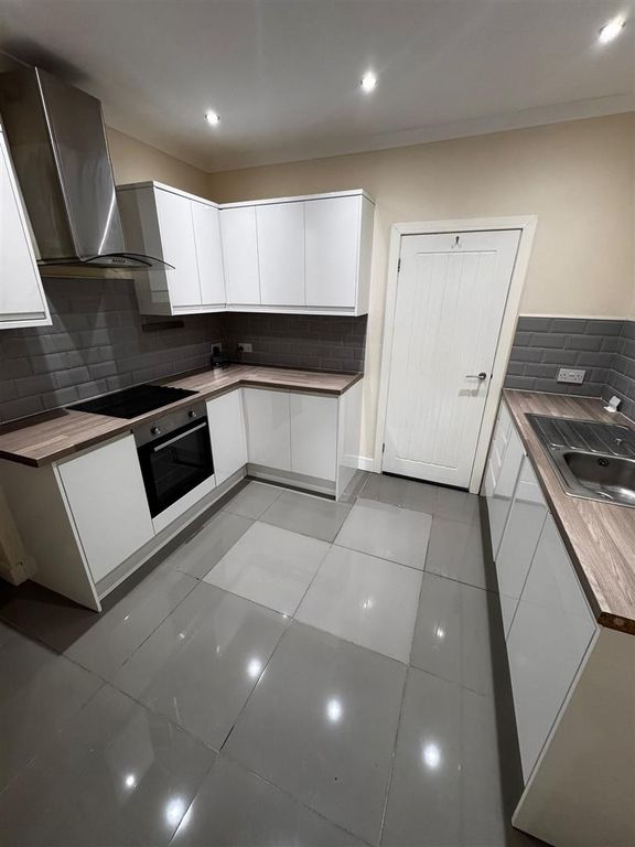 Property photo 1 of 17 Modern Kitchen With Sleek White Cabinets....