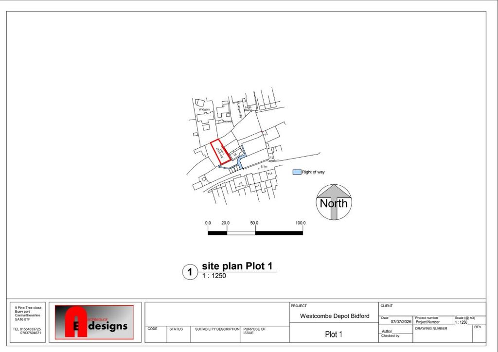 Land for salePlot 1 Westcombe Lane, Bideford, Devon EX39 photo 4